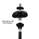 2 PCS FMFXTR Bicycle Saddle Clamp Code Screw Connector(Double Rail Silver)