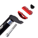 2 PCS FMFXTR Bicycle Saddle Clamp Code Screw Connector(Double Rail Blue)