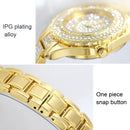 BS Bee Sister FA0917L Niche Full Diamond Ladies Watch(Rose Gold)