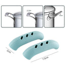5 Pair Silicone Pot Handle Insulation Cover Iron Pot Handle Cover(Simple Gray)