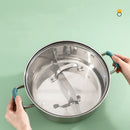 5 Pair Silicone Pot Handle Insulation Cover Iron Pot Handle Cover(Simple Gray)