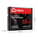 Eekoo EKCF032-PK 32G 1000X Digital Camera CF Card(32GB)