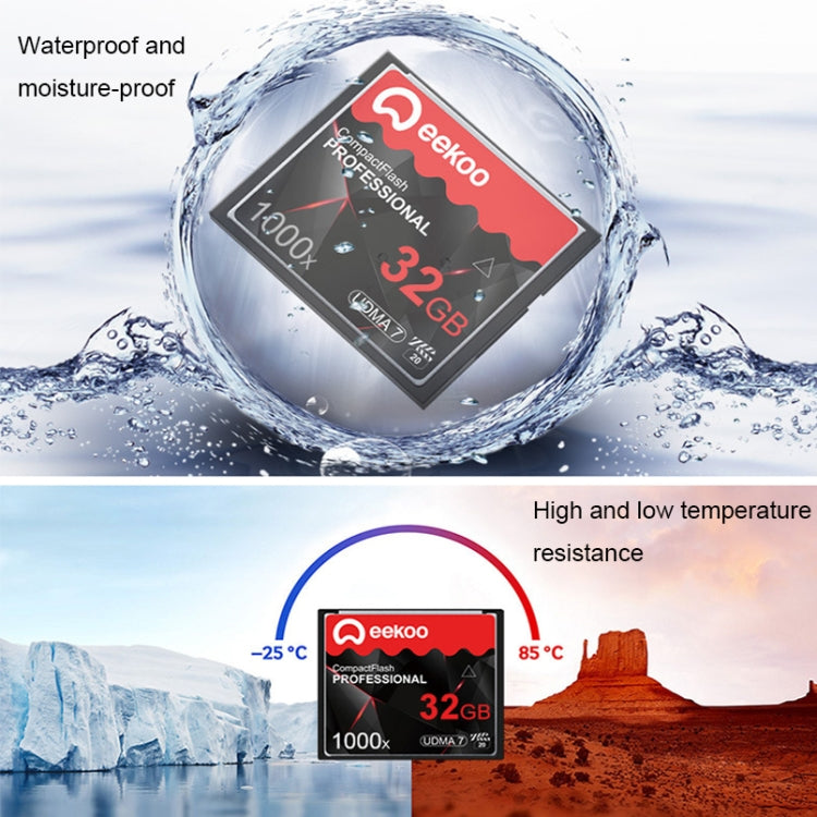 Eekoo EKCF032-PK 32G 1000X Digital Camera CF Card(32GB)