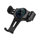 15W Mini Car Wireless Charger Phone Smart Sensing Holder(Black)