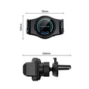 15W Mini Car Wireless Charger Phone Smart Sensing Holder(Black)