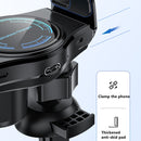15W Mini Car Wireless Charger Phone Smart Sensing Holder(Black)