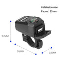 Electric Vehicle USB Fast Charging Mobile Phone Charger(Black)