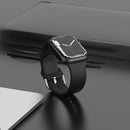 Silicone Solid Color Watch Band For Apple Watch Series 7 41mm(Black)