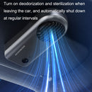 Car Mini Air Purifier Toilet Deodorant Shoe Cabinet Sterilizer(White)