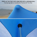 Outdoor Beach Lycra Canopy Camping Tent Sunshade Fishing Tent, Size: 210x200x150cm(Blue)