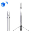 AB403 Live Broadcast Landing Integrated Telescopic Mobile Phone Triangle Bracket(White)