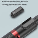 AB403 Live Broadcast Landing Integrated Telescopic Mobile Phone Triangle Bracket(Black Red)