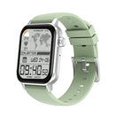 HD6 1.69 inch Multifunctional Heart Rate Monitoring Smart Watch(Light Green)