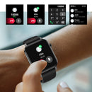 HD6 1.69 inch Multifunctional Heart Rate Monitoring Smart Watch(Silver)