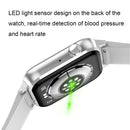 HD6 1.69 inch Multifunctional Heart Rate Monitoring Smart Watch(Silver)