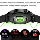 HD2 1.32 Inch Heart Rate Detection Smart Watch(Silver + Steel)