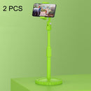 2 PCS Multifunctional Live Telescopic Mobile Phone Desktop Bracket(Mint Green)