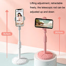 2 PCS Multifunctional Live Telescopic Mobile Phone Desktop Bracket(Ivory White)