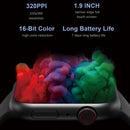 HD7max 1.9 Inch Multifunctional Waterproof Smart Watch with NFC Function(Black)