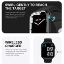 HD7max 1.9 Inch Multifunctional Waterproof Smart Watch with NFC Function(Black)