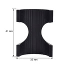 3 PCS FMFXTR Bicycle Handlebar Diameter 25.4mm to 31.8mm Reducing Sleeve(Black)