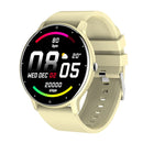 ZL02 Heart Rate Monitoring Pedometer Smart Watch(Yellow)
