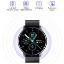 ZL02 Heart Rate Monitoring Pedometer Smart Watch(Blue)