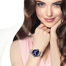 LOANIY KW10 Heart Rate/Sleep Monitoring Smart Watch(Silver White Leather)