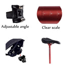 FMFXTR Bicycle Extended Saddle Seat Tube Double Nail Straight Tube, Specification: 27.2mm(Red)