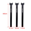 FMFXTR Bicycle Extended Saddle Seat Tube Double Nail Straight Tube, Specification: 31.6mm(Blue)