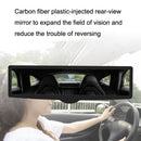 CZC-255 Carbon Fiber Indoor Rearview Mirror Modified Suction Cup Endoscope Auxiliary Mirror(White Mirror)