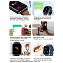 LOANIY E86 1.7 Inch Heart Rate Monitoring Smart Bluetooth Watch, Color: Blue