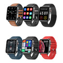 LOANIY E86 1.7 Inch Heart Rate Monitoring Smart Bluetooth Watch, Color: Black