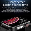 LOANIY E86 1.7 Inch Heart Rate Monitoring Smart Bluetooth Watch, Color: Red