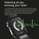 LOANIY E86 1.7 Inch Heart Rate Monitoring Smart Bluetooth Watch, Color: Red