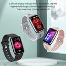 LOANIY H76 Heart Rate Detection Waterproof Smart Watch(Pink)