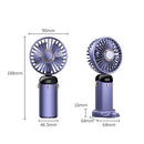 USB Handheld Digital Display Folding Aromatherapy Fan, Battery Capacity: 4000mAh(N15 White)