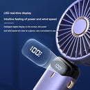 USB Handheld Digital Display Folding Aromatherapy Fan, Battery Capacity: 4000mAh(N15 White)
