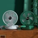 Folding Office Desktop Household Portable Small Fan, Size: 8 inch(White USB Direct Plug)