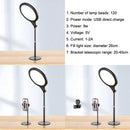 SSKY K13 Photo Beauty Lamp Phone Telescopic Desktop Stand, Style: Desktop Version + Holder