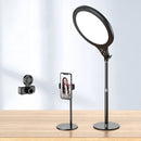SSKY K13 Photo Beauty Lamp Phone Telescopic Desktop Stand, Style: Desktop Version + Cool Holder