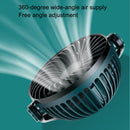 Desktop USB Fan Charging Mini Portable Fan 2000mAh (Peacock Green)