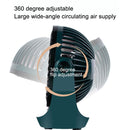 Desktop USB Fan Charging Mini Portable Fan 5000mAh (Blue)