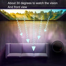 Folding Metal Anti-Light HD Projection Curtain, Size: 72 inch 16:9 159x90cm Punch Black Border