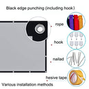 Folding Metal Anti-Light HD Projection Curtain, Size: 84 inch 16:9 186x105cm Punch Black Border