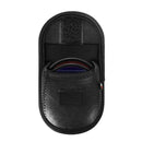 Lightning Power PU Leather SLR Camera Filter Case Storage Bag(Black)