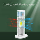 D3 Home USB Air Cooler Add Water Desktop Tower Fan Humidification Spray Fan(Pink)