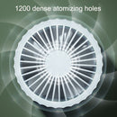 PW01 USB Water Cooling Mini Fan Desktop Turbo LED Spray Humidifying Air Cooler(Green)