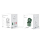 PW01 USB Water Cooling Mini Fan Desktop Turbo LED Spray Humidifying Air Cooler(Green)