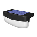 2 PCS Solar Steps Lamp Outlet Landscape Garden Wall Lights(Warm White)